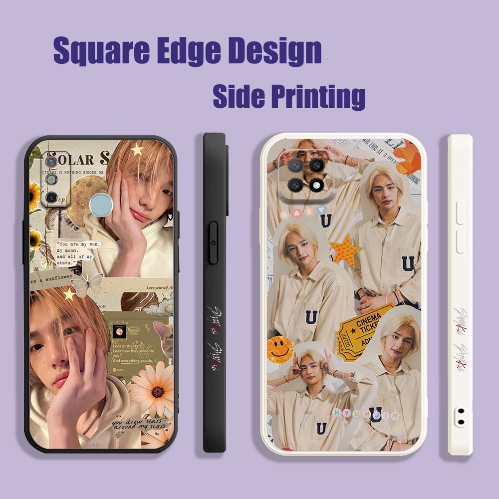 ปลอกสําหรับ iPhone 11 Pro Max 12 6 6s Plus SE Stray Kids Hwang Hyunjin ความงาม UHU28 เคสโทรศัพท์ขอบส