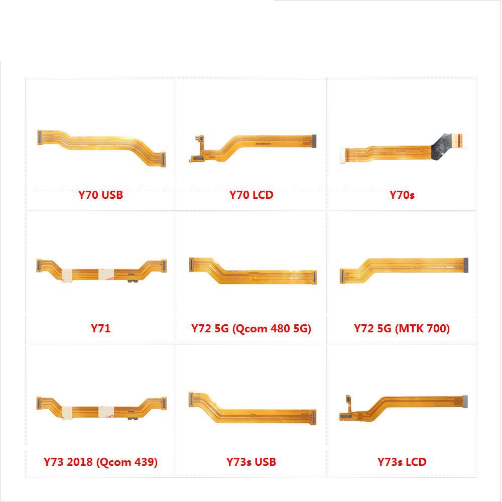 บอร์ดหลักการเชื่อมต่อเมนบอร์ดจอแสดงผล LCD Flex Cable Parts สําหรับ Vivo Y70 Y71 Y72 5G Y73 2018 Y70s