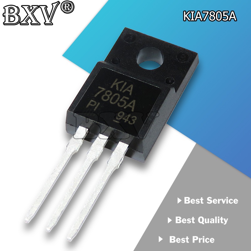 10PCS KIA7805A 7805A พลาสติก TO220F DIYGBA ใหม่และ