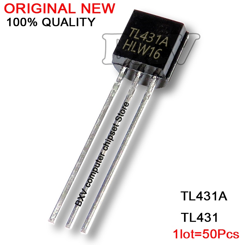ใหม่ ของแท้ ชิพเซ็ต IC TL431A TO92 TL431 TO-92 431 50 ชิ้น