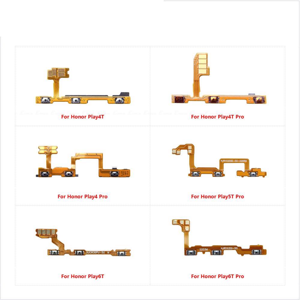 สวิทช์เปิดปิดปุ่ม Flex Cable Parts สําหรับ HuaWei Honor Play 4 4T 5T 6T Play4T Play5T Play6T Pro Mut