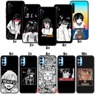 Bo33 เคสโทรศัพท์มือถือ ซิลิโคนนุ่ม ลายอะนิเมะญี่ปุ่น LEWD Sad สําหรับ Realme C17 C20 C21 C25 5G X Lite