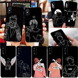 เคสโทรศัพท์มือถือ ซิลิโคนนิ่ม TPU ลายการ์ตูนอนิเมะ Black hip hop FM86 สําหรับ Xiaomi Poco M6 Pro Redmi 12 5G Note 12T Pro 12R