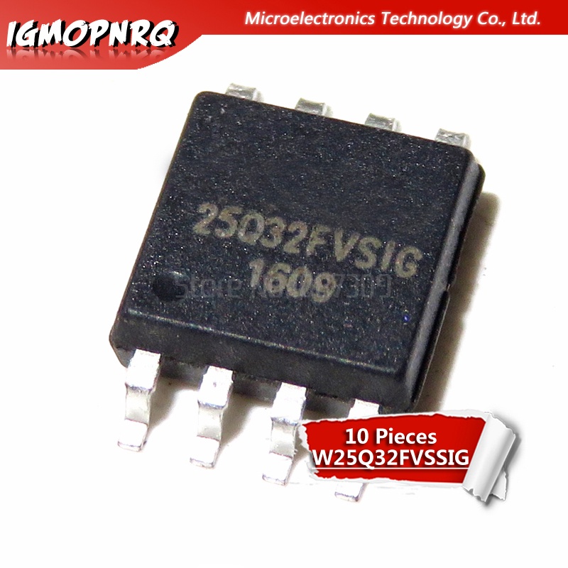 10 ชิ้น W25Q32FVSSIG W25Q32FVSIG 25Q32FVSIG W25Q32 25Q32 SOP ใหม่