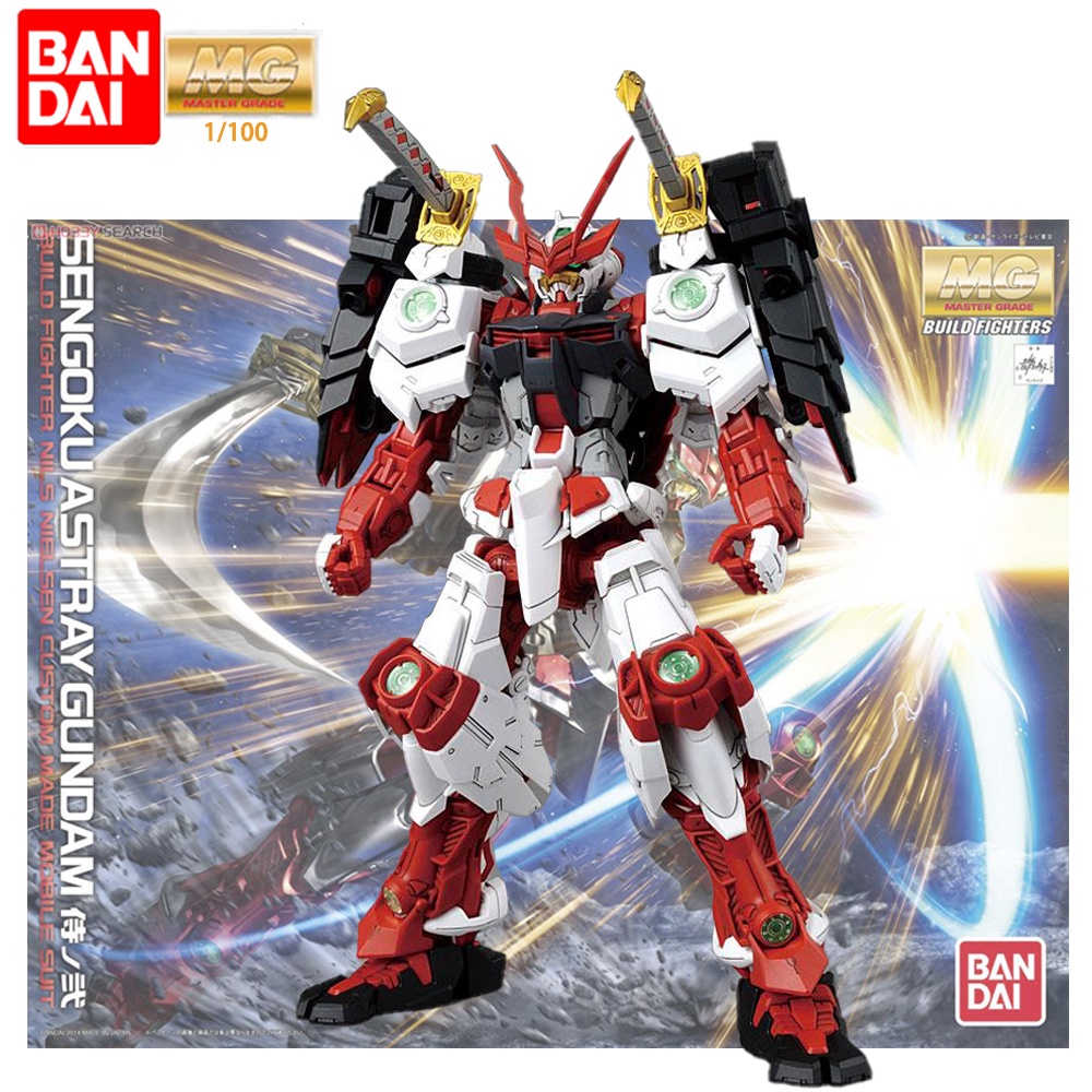 Bandai Gundam 1/100 MG Sengoku Astray Red Frame BF Collectable Assembly Model Action Figures