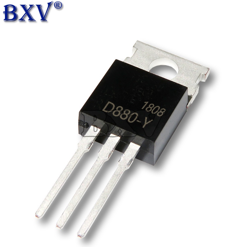 10PCS D880 TO220 ทรานซิสเตอร์ D880 (Y) 2SD313 D313 TO-220 ใหม่ Original NPN Silicon Power ทรานซิสเตอร์