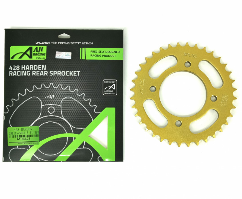 SRL115 FI / SRL 115 / LAGENDA115 & 115 FI AJI RACING 428H 428 H [ 14T-15T 35T-40T] HARDEN SPROCKET [