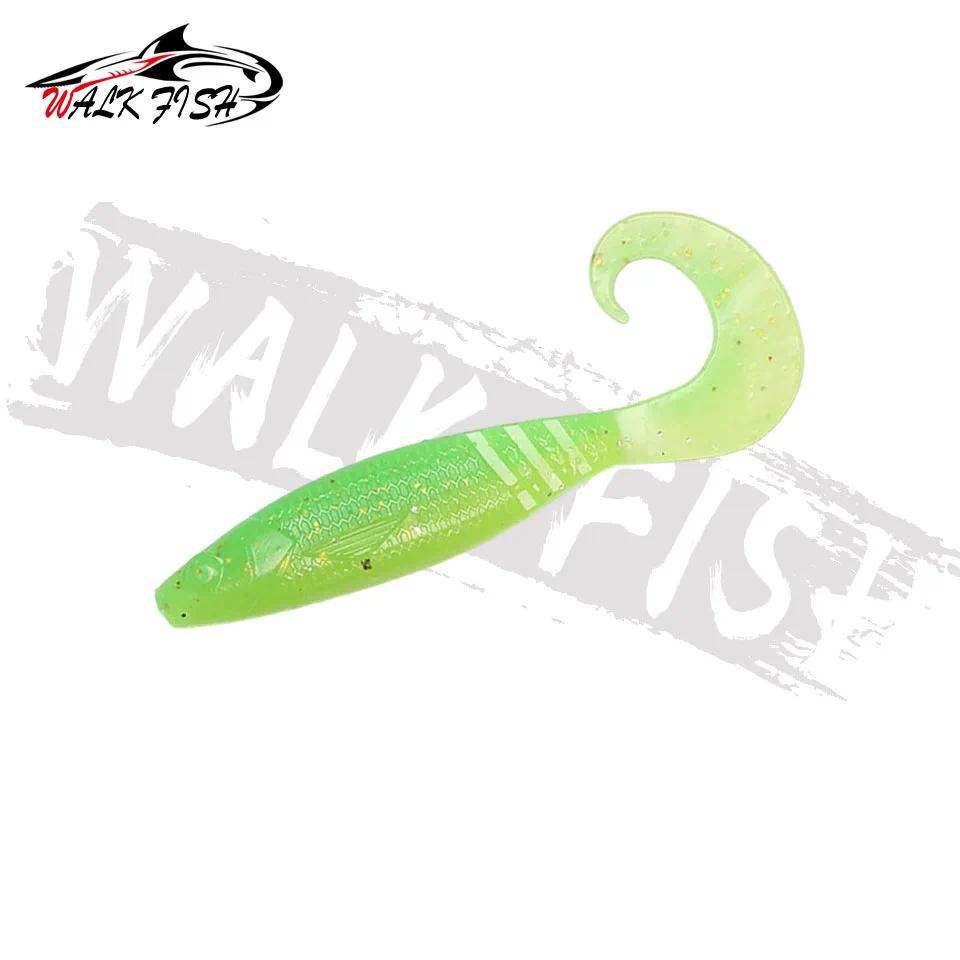 Walk FISH เหยื่อตกปลาประดิษฐ์ แบบนิ่ม ขนาด 55 มม. 65 มม. 15 ชิ้น — صورة 5