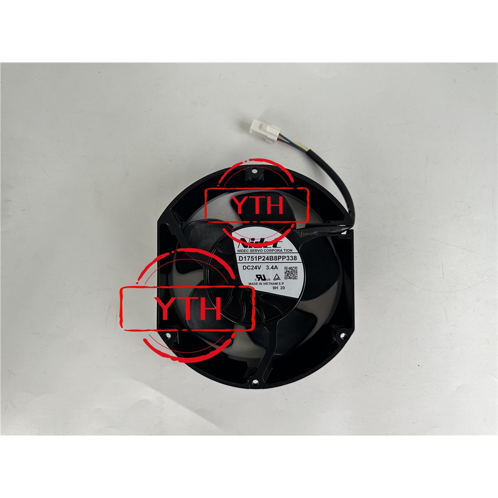 YY พัดลมต้นฉบับใหม่เอี่ยมนําเข้าจากญี่ปุ่น D1751P24B9DS321 D1751P24B8PP338 DC24V 4.6A พัดลม