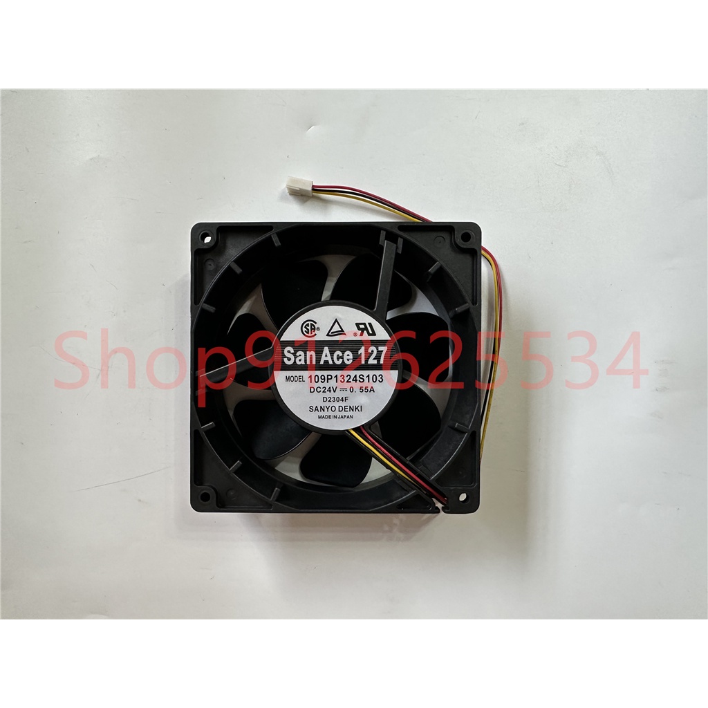 YY ต้นฉบับญี่ปุ่น 127*127*38 คู่ ball axial flow 109P1324S1011 109P1324S103 109P1312H101 12V 0.82A 1