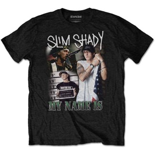 เสื้อยืด พิมพ์ลาย Eminem Slim Shady Collage Images 1 สําหรับผู้ชาย ผู้หญิง