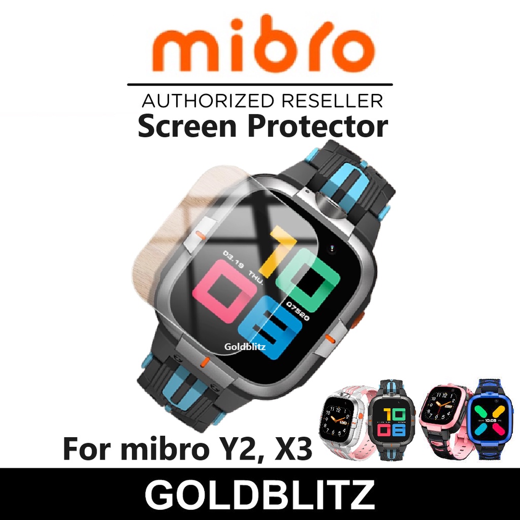ป้องกันหน้าจอสําหรับ Mibro Kid Y2 Z3 X3 Smartwatch 2.5D Ultra Clear 9H กระจกนิรภัยป้องกันฟิล์ม Soft 