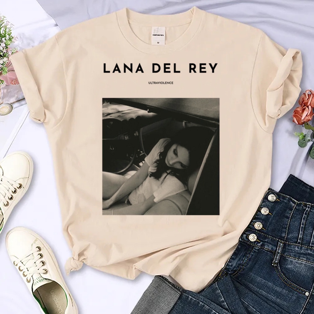 เสื้อยืด พิมพ์ลายกราฟฟิค Lana Del Rey ออกแบบดี สําหรับผู้หญิง