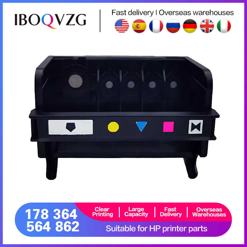 หัวพิมพ์ IBOQVZG 178 364 564 862 564XL สำหรับเครื่องพิมพ์ HP 5520 6520 3520 4610 C5388 C6388