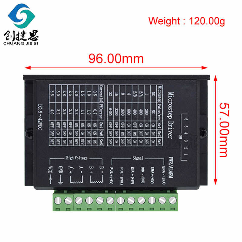 ❤ 42/57 Stepper Motor Driver Tb60 อัพเกรด 3 ส่วน A สองเฟสสี่สาย