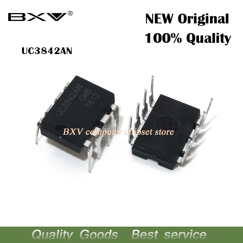 10PCS UC3842AN DIP8 UC3842 UC3842BN DIP 3842AN DIP-8 UC3842A UC3842B UC3842 ชิป IC