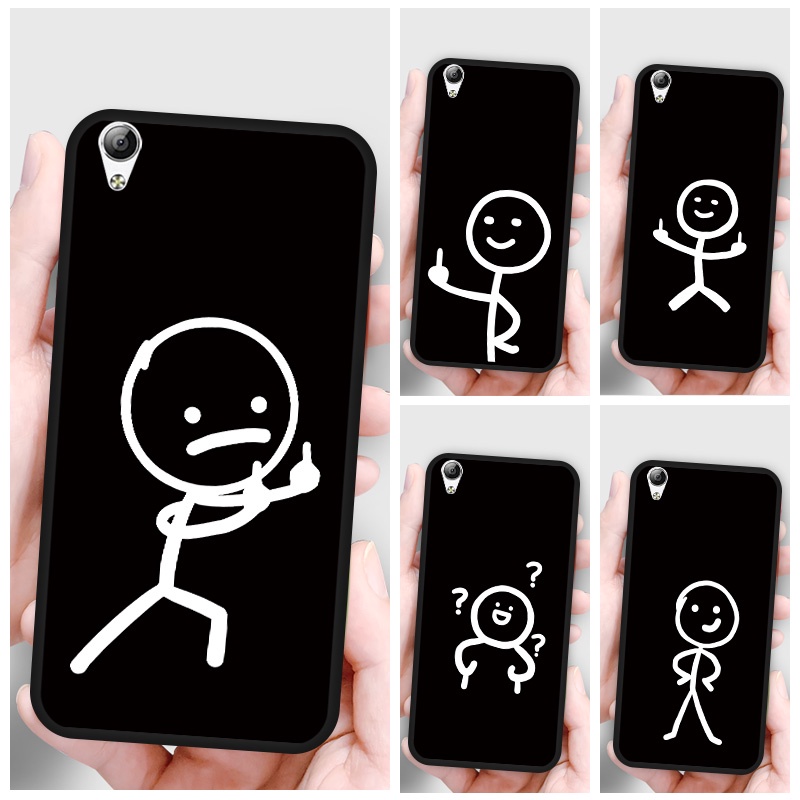 เคส Vivo Y51 Y51A Y51L 2015 เคสโทรศัพท์คู่ตลกซิลิโคนอ่อนนุ่มฝาครอบป้องกัน