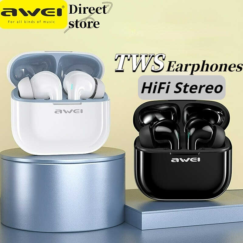 Awei T1 Pro TWS หูฟังบลูทูธไร้สาย หูฟังบลูทูธ 5.3 หูฟังสำหรั