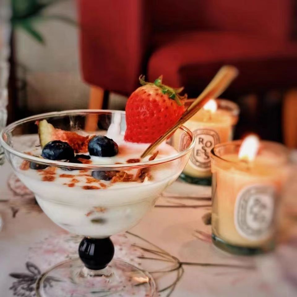 Light Light Ins Style Creative Cloud Goblet Design Niche Latte Coffee Cup Cup Cream Dessert Milksha