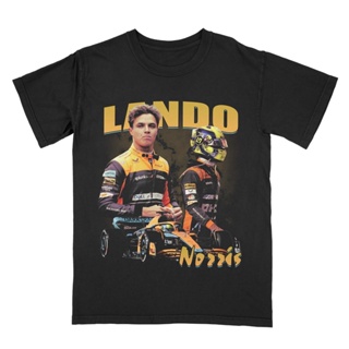 เสื้อยืด ลาย Lando Norris | เสื้อยืดแข่งรถ Formula 1 Mclaren