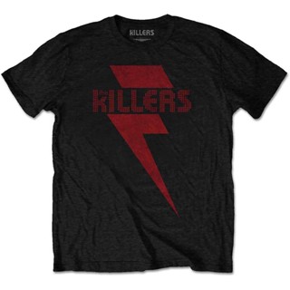 เสื้อยืด พิมพ์ลายดอกไม้ The Killers Brandon สีแดง สําหรับผู้ชาย และผู้หญิง