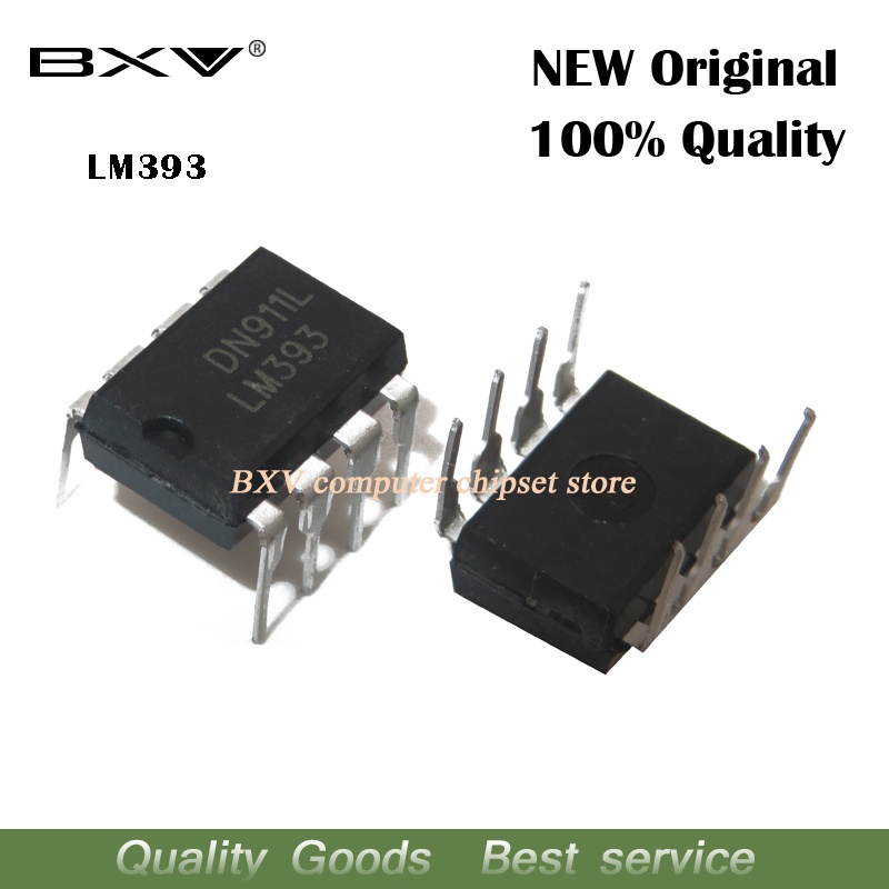 10PCS LM393P DIP8 LM393 DIP LM393N 393 DIP-8 ชิป IC