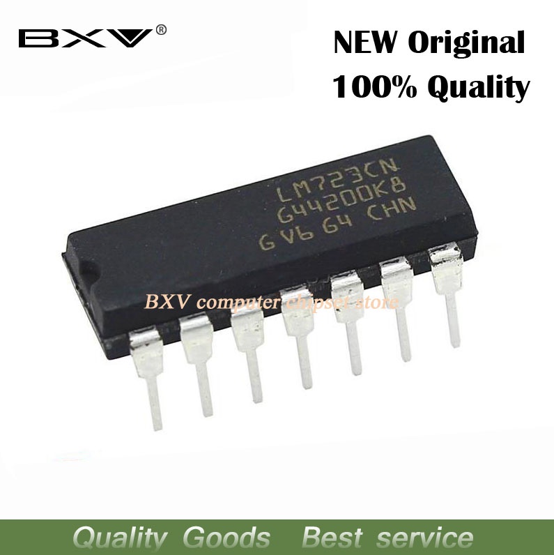 10PCS UC723L = LM723CN DIP14 LM723 DIP-14 MC1723CP DIP ปรับแรงดันไฟฟ้าบวกใหม่และ IC