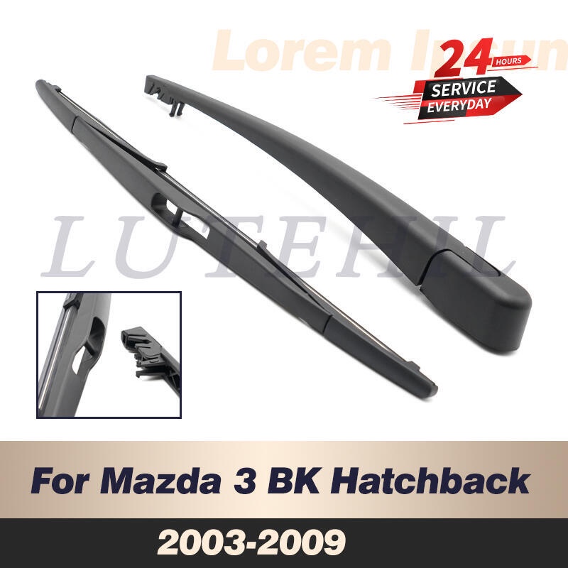 ชุดใบปัดน้ําฝน ด้านหลัง 14 นิ้ว และแขน สําหรับ Mazda 3 BK Hatchback 2003-2009 2004 2005 2006
