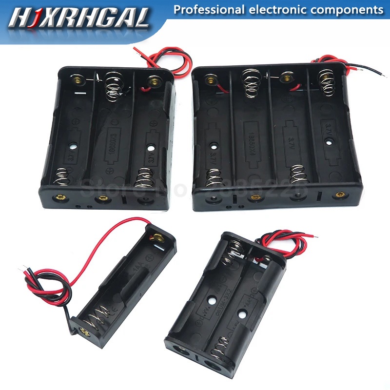 กล่องแบตเตอรี่ 18650 พร้อมตะกั่ว DIY AA 18650 1X 2X 3X 4X