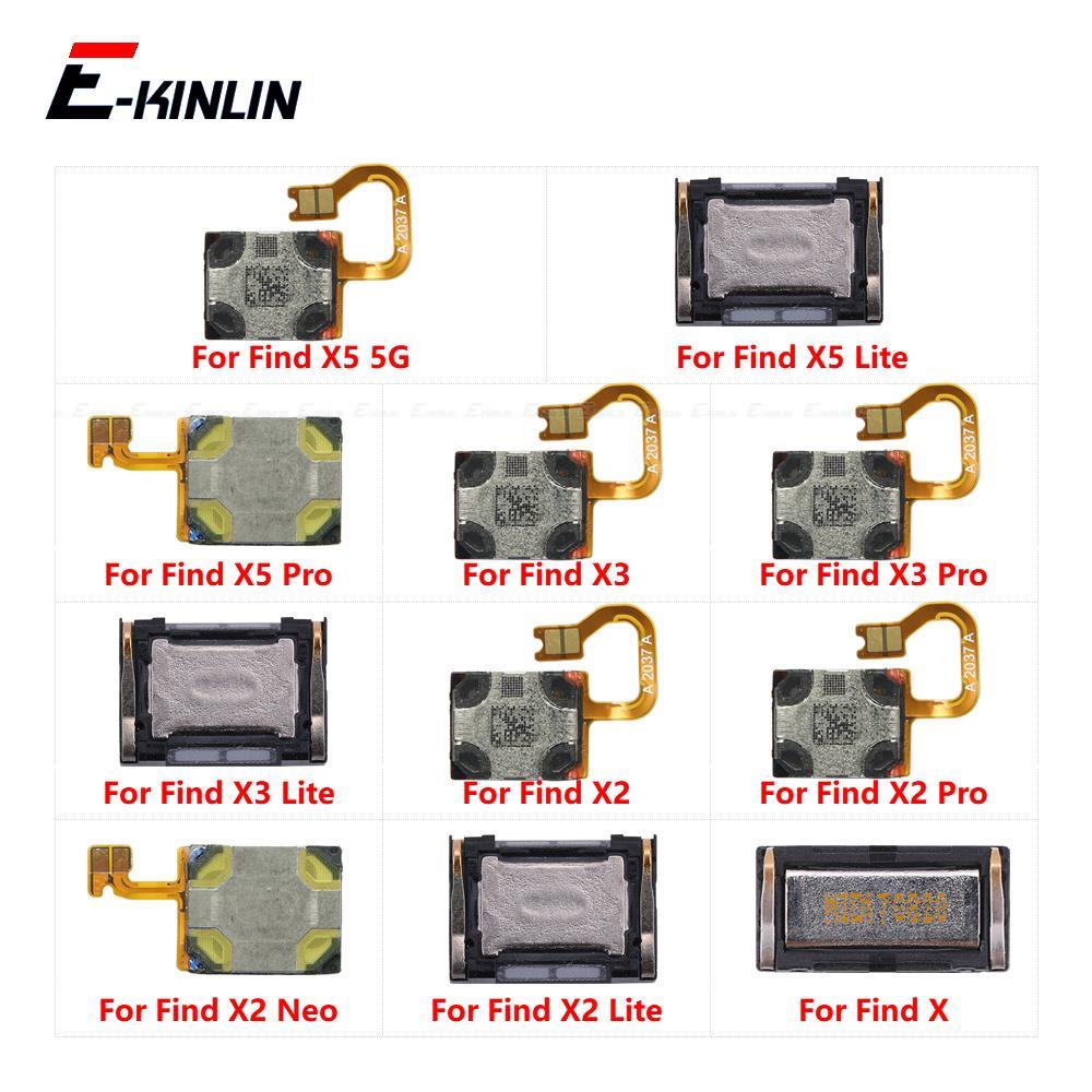 ในตัวหูฟังหูฟังหูฟังด้านบนหูลําโพง Flex สําหรับ OPPO ค้นหา X5 X X2 X3 Lite Pro Neo 5G