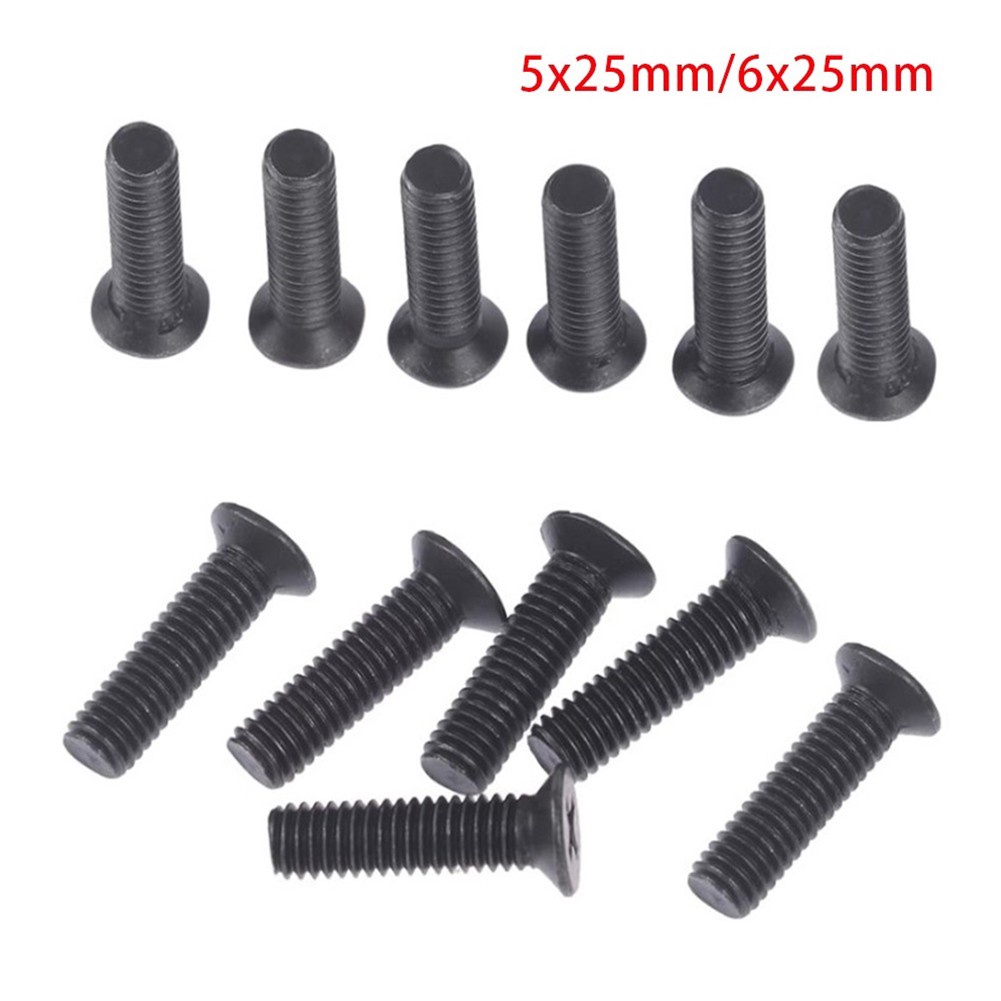 [LVDN] อะแดปเตอร์สกรูเกลียวซ้าย M5 M6 25 มม. สําหรับหัวจับดอกสว่าน UNF 6 ชิ้น