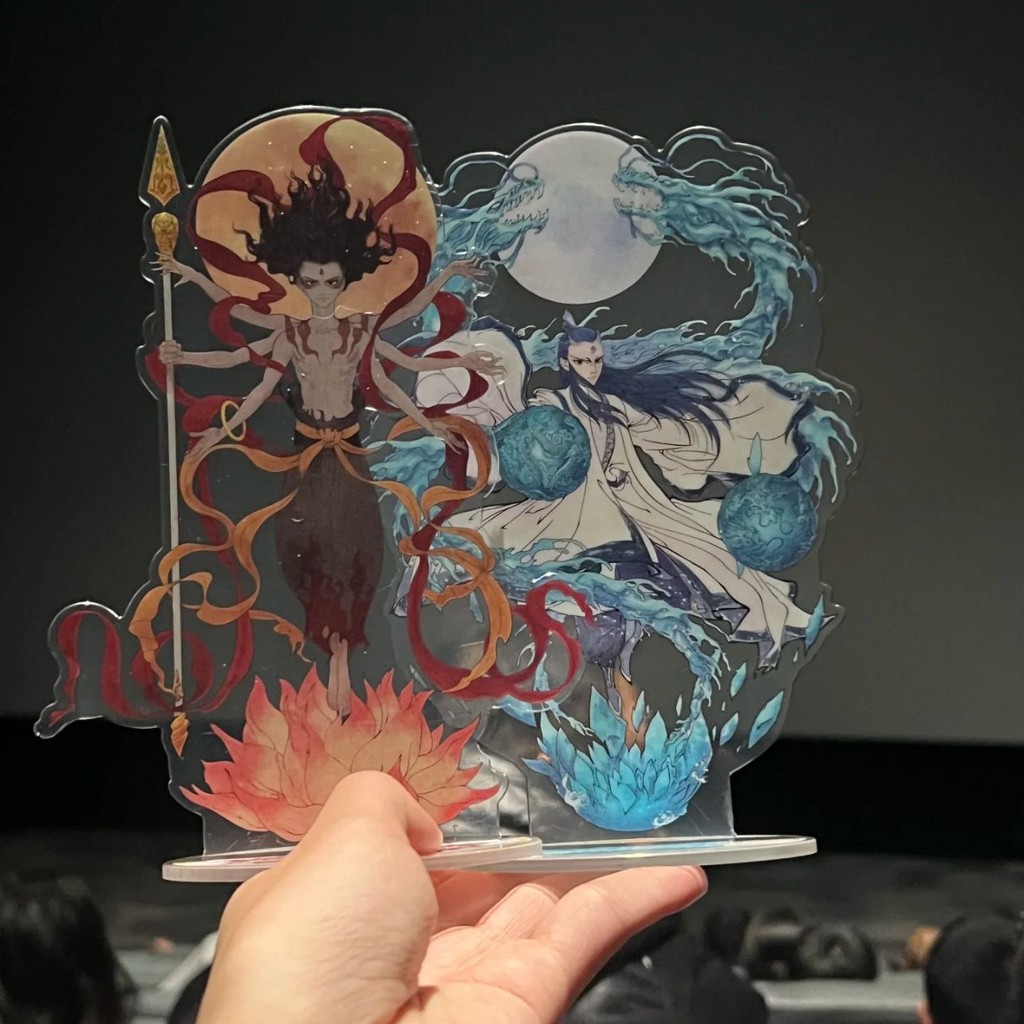 รูปแบบเดียวกันของ Nezha: The Devil Child of the Sea Acrylic แบรนด์เครื่องประดับเดสก์ท็อปที่น่ารักสู