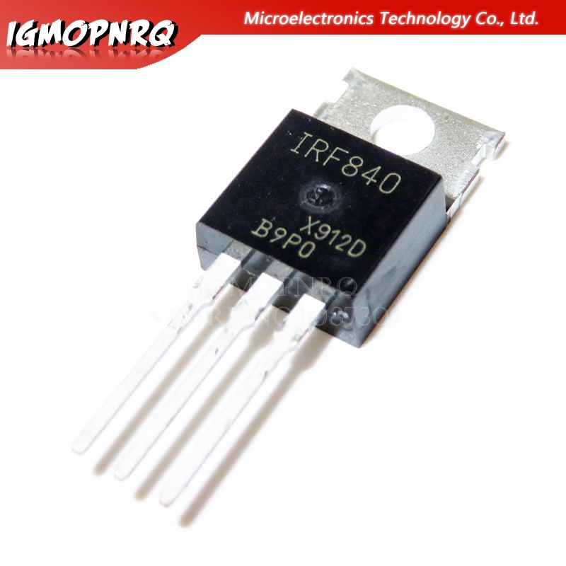 มอสเฟต IRF840 IRF840PBF N-Chan 500V 8.0 Amp TO-220 10 ชิ้น