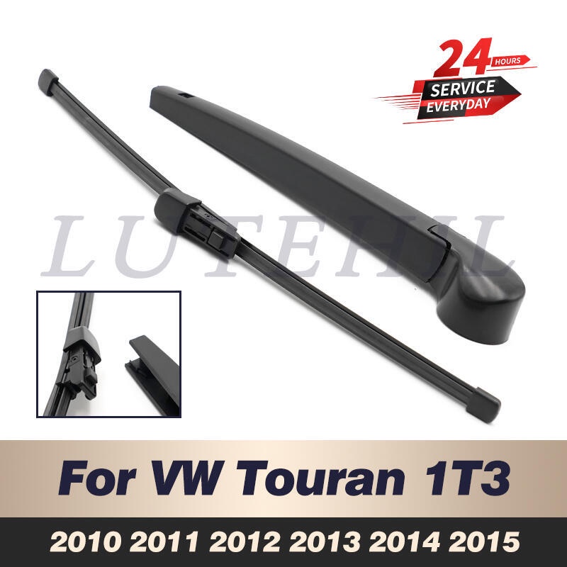 ที่ปัดน้ําฝนด้านหลังใบปัดน้ําฝนและชุดแขนชุดสําหรับVW Touran 1T3 2010 2011 2012 2013 2014 2015 กระจกก