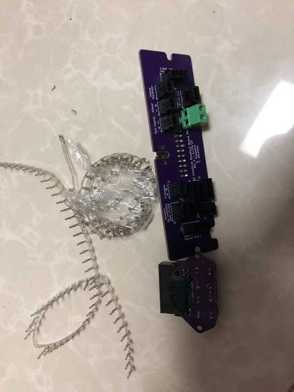 Voron 0.1 สายสะดือพลัส PCB Kit, บอร์ดเฟรมหัวตัดสมบูรณ์พร้อมสายเคเบิ้ล