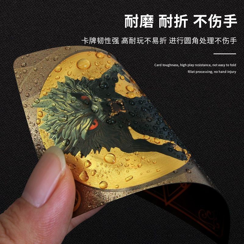 hot🔥การประกันคุณภาพ🔥 import Werewolf Kill Board Game Card Werewolf Game Full Set Of Genuine PVC P