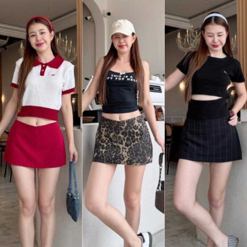Cayla Luv Skirt กระโปรงเอวต่ำ มีซับกางเกง