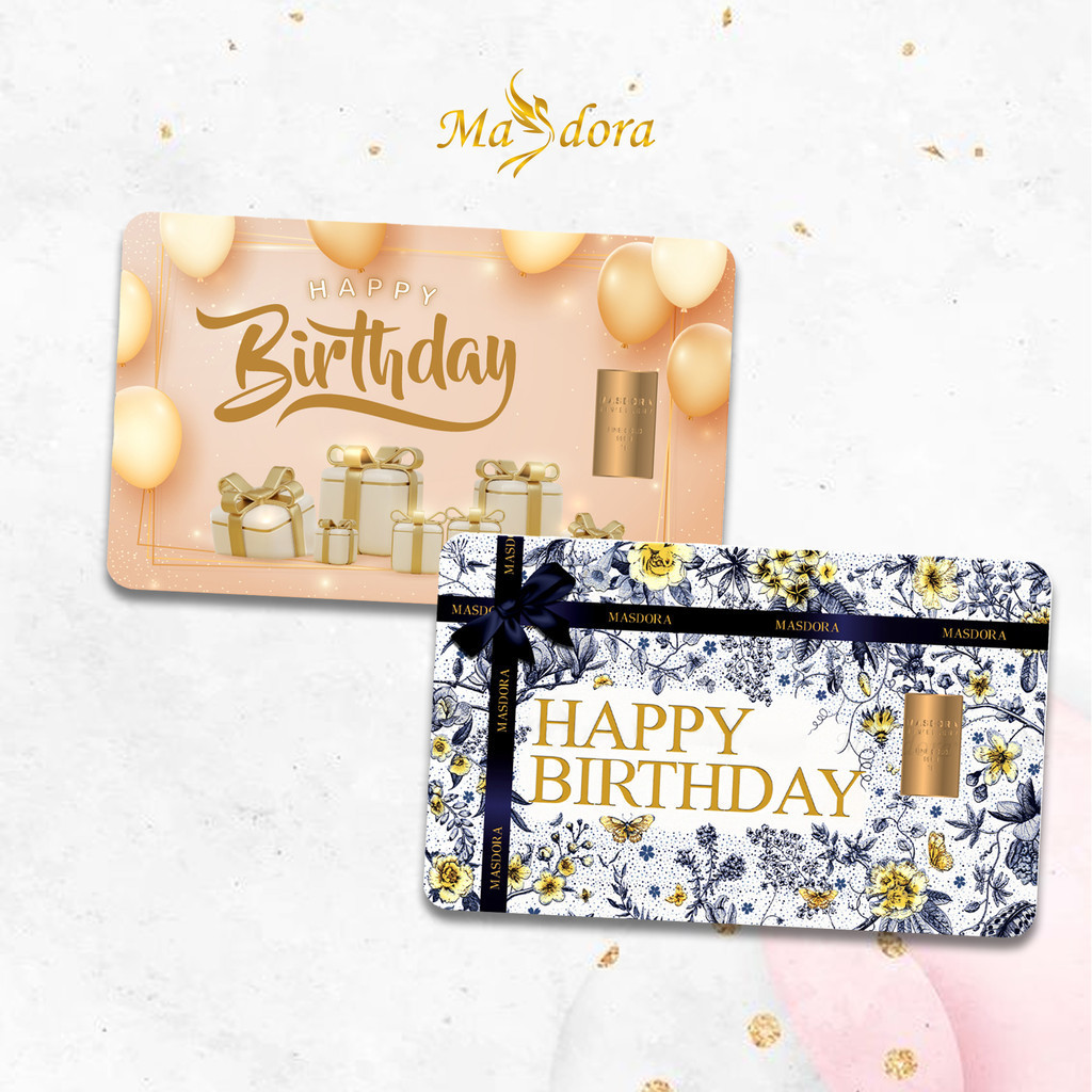 11.11 MEGA CAMPAIGN MASDORA 999.9 Gold Bar 1.00GM Series (EMAS 999.9/24K) 1GCT