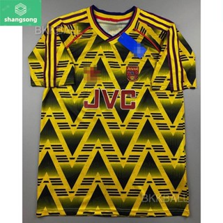 Shangsong เสื้อบอล ย้อนยุค อาเซนอล เยือน 1991 Retro Arsenal Away เรโทร คลาสสิค 1991-93