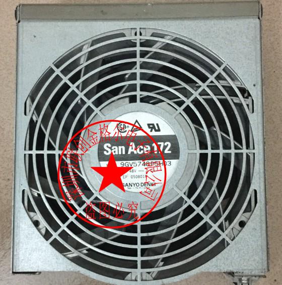 YY พัดลมนําเข้าจากญี่ปุ่นดั้งเดิมที่มีปริมาณอากาศขนาดใหญ่สุด 9GV5748H501 DC48V 2A
