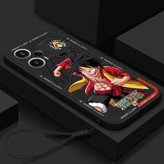 เคส Poco F5 Pro ONE PIECE Luffy เคสโทรศัพท์ ขอบตรง กันกระแทก ซิลิโคน TPU นิ่ม