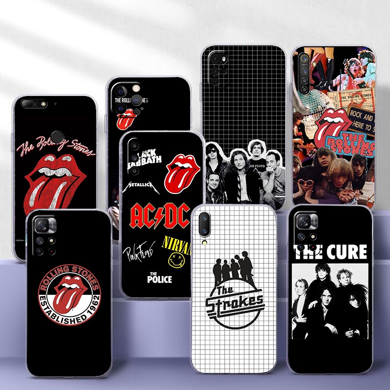 คุณภาพสูงโปร่งใสเคสโทรศัพท์สําหรับiPhone 5 5S SE 6 6S 7 8 XS Plus AGE13 หินกลิ้งSoft shell anti Fall