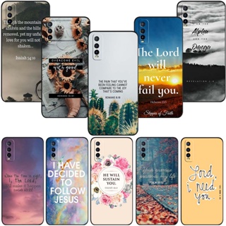 เคสโทรศัพท์มือถือ ซิลิโคนนิ่ม TPU ลายคําคมศาสนาคริสต์ FM9 สําหรับ vivo Y35+ Y36 5G Y27 Y02t