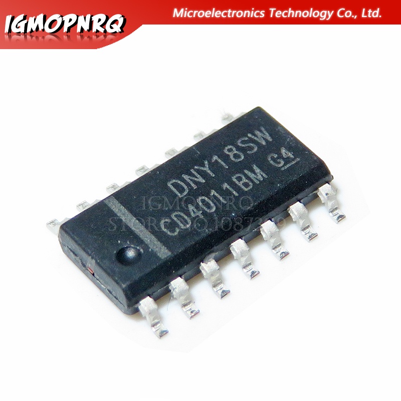 10pcs CD4011BM CD4011 HEF4011BT HEF4011 SOP-14 แต่ละประตูลอจิกอื่นๆ S Quad 2-In ใหม่