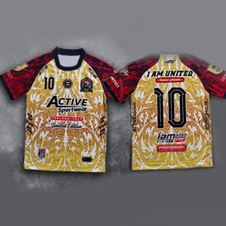 เสื้อยืดคอวี แขนสั้น พิมพ์ลาย jersey thailand BAJU (ลายไทย) V.28 2023