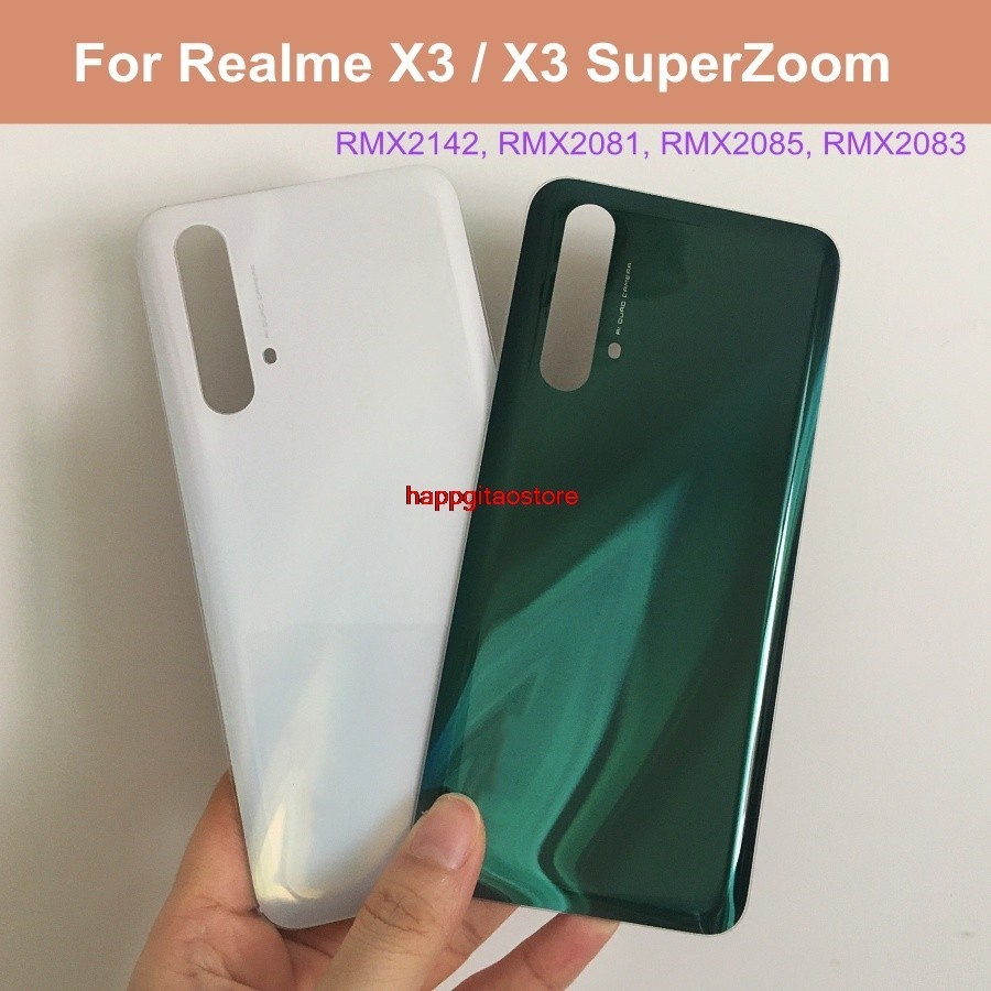 Hapmy- ฝาครอบแบตเตอรี่ 6.6 นิ้ว X 3 สําหรับ Oppo Realme X3 X3 SuperZoom Realme X3