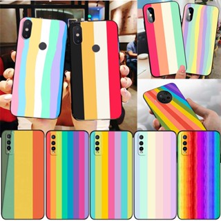 เคสโทรศัพท์มือถือ ซิลิโคนนิ่ม TPU ลายสีรุ้ง FM75 สําหรับ Xiaomi Poco M6 Pro Redmi 12 5G Note 12T Pro 12R