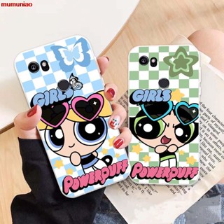 เคสซิลิโคนนิ่ม TPU แบบ 01 สําหรับ Google Pixel 2 3 5 5A XL powerpuff girls