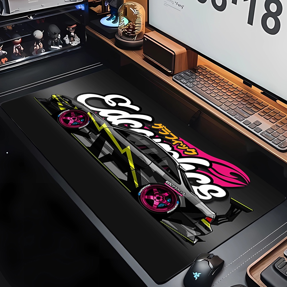 โตเกียวญี่ปุ่นกีฬารถ Jdm Drift คุณภาพสูง Gaming Mice Mousepad ขนาดสําหรับ CSGO เกมเครื่องเล่นเดสก์ท็อป PC คอมพิวเตอร์แล็ปท็อป