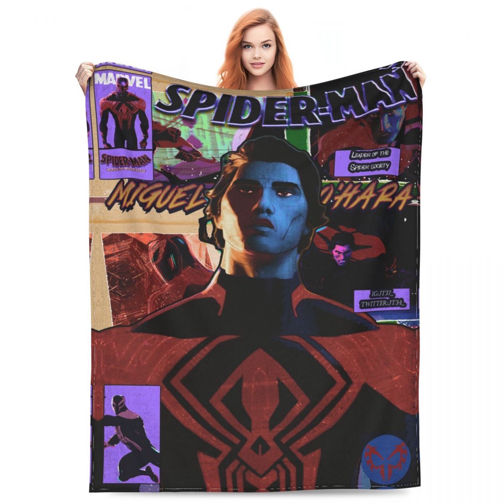 Miguel Ohara Merch ผ้าห่ม Flannel Home O hara โยนผ้าห่ม Cozy Ultra-Soft สําหรับรถยนต์ตุ๊กตาผ้านวมบาง